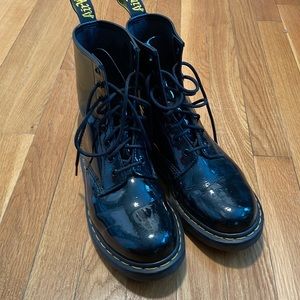 Dr. Martens eight eye Boots in Patent Leather